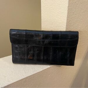Eel Skin Black Women’s Wallet. Excellent Condition.